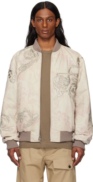 Bomber bunda Dries Van Noten Dries Van Noten Floral Reversible Bomber Jacket Ružová | 251-080539-1002, 0