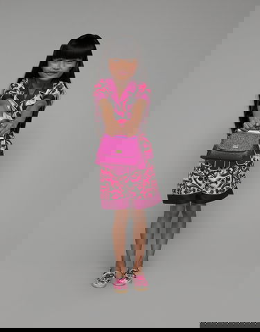 Kabelka Dolce & Gabbana Mini Sicily Fabric Handbag Ružová | EB0003AA74580422, 1