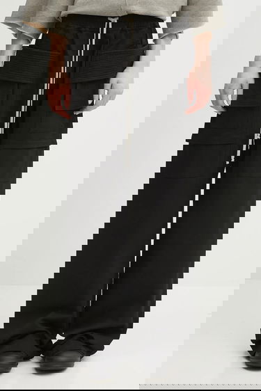 Cargo nohavice Rick Owens Rick Owens DRKSHDW Creatch Wide Cargo Drawstring Cotton Pants Čierna | DU02E7394.TW, 0