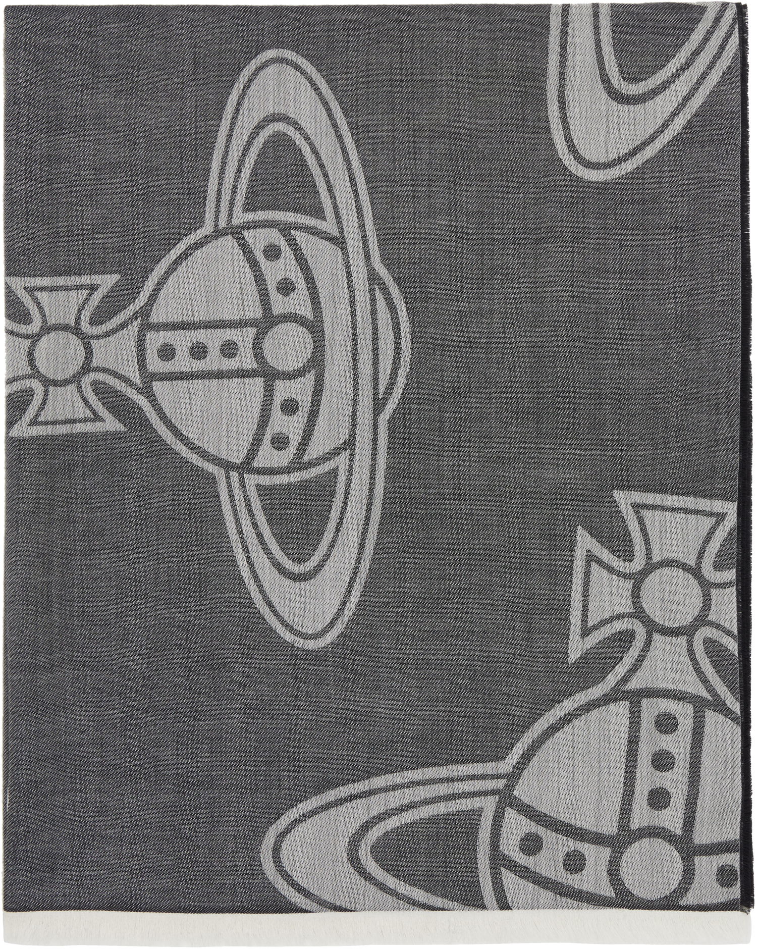 Šál Vivienne Westwood Paris Orb Stole Scarf Šedá | 81030154-W01B5-, 0