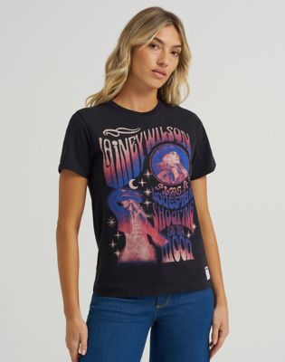 Tričko Wrangler Lainey Wilson Regular T-Shirt Čierna | 112374958:XS, 0