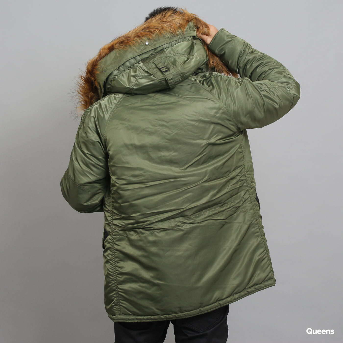 Bunda Alpha Industries Jacket N3B VF 59 olivová M Zelené | 103141 01, 1