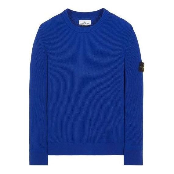 Sveter Stone Island Ribbed Pullover Modrá | 7915553C2-V0022