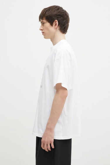 Tričko VETEMENTS 'No Posts' Graphic Print Regular T-Shirt Biela | UA66TR730W, 1