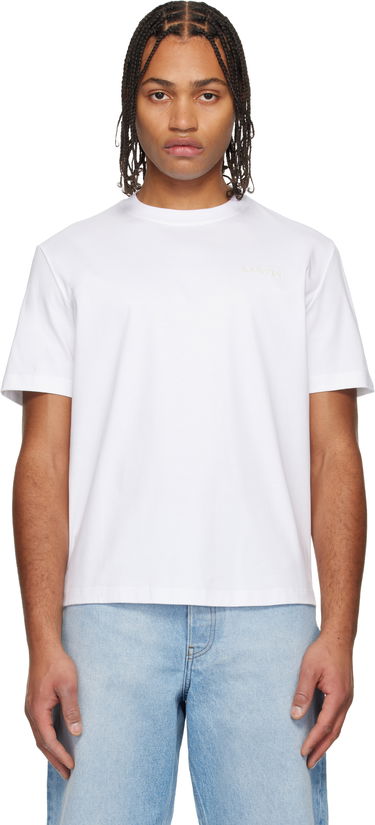 Tričko LANVIN Bouclette Logo T-shirt Biela | RM-TS0115-J234-E25, 0