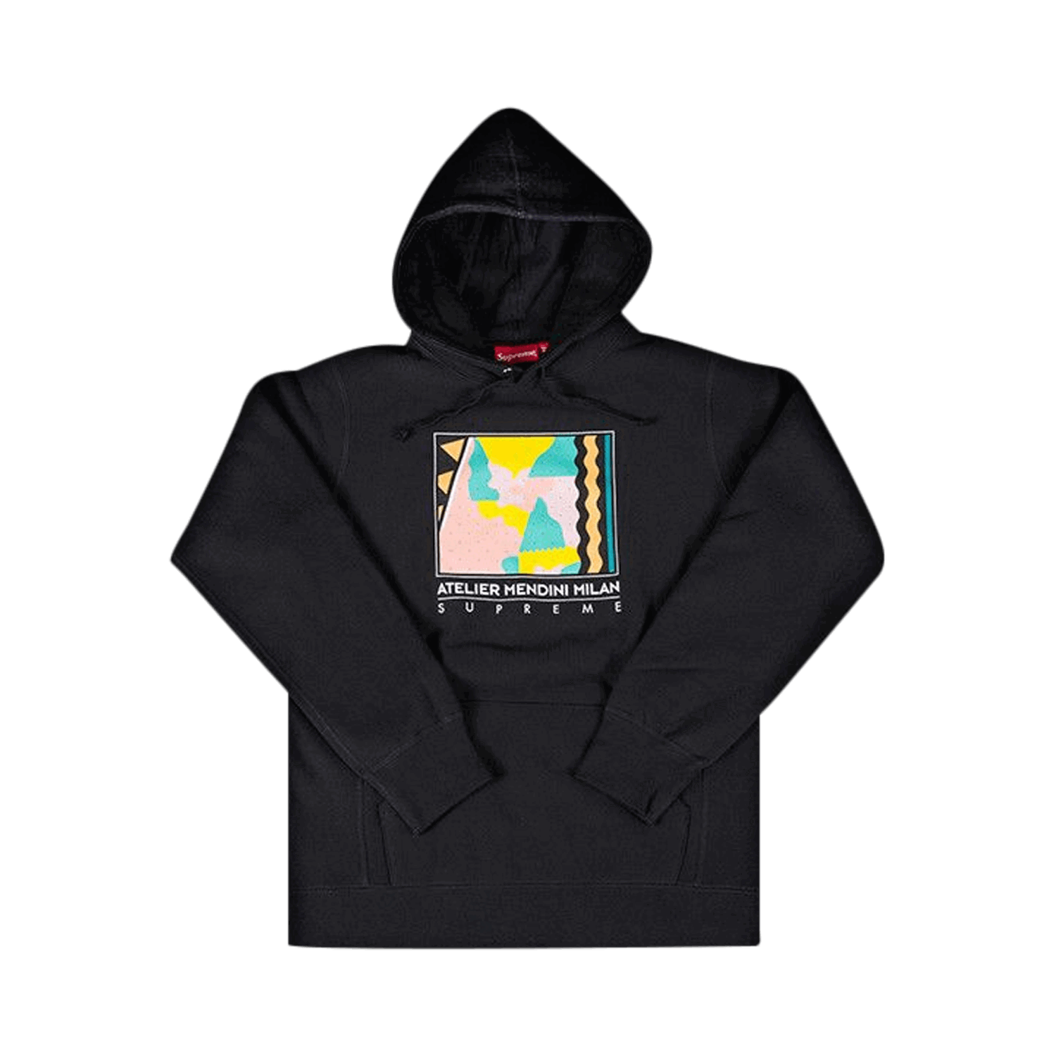 Mikina Supreme Mendini x Hooded Sweatshirt Čierna | SS16SW13 BLACK, 0