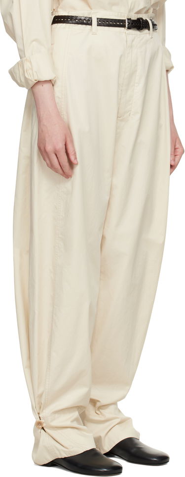 Nohavice LEMAIRE Lemaire Soft Volume Trousers Béžová | PA1182 LF1207, 1