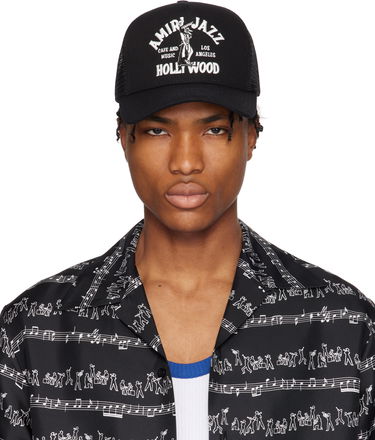 Šiltovka AMIRI Amiri Jazz Wolf Trucker Cap Čierna | AMHATR1020, 0