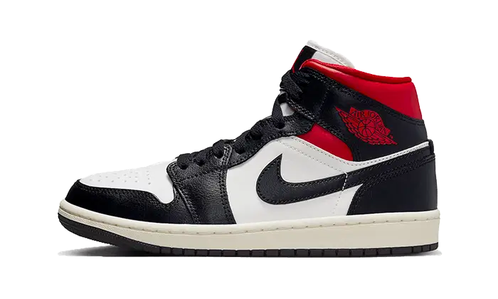 Air Jordan 1 Mid "Black Gym Red" W