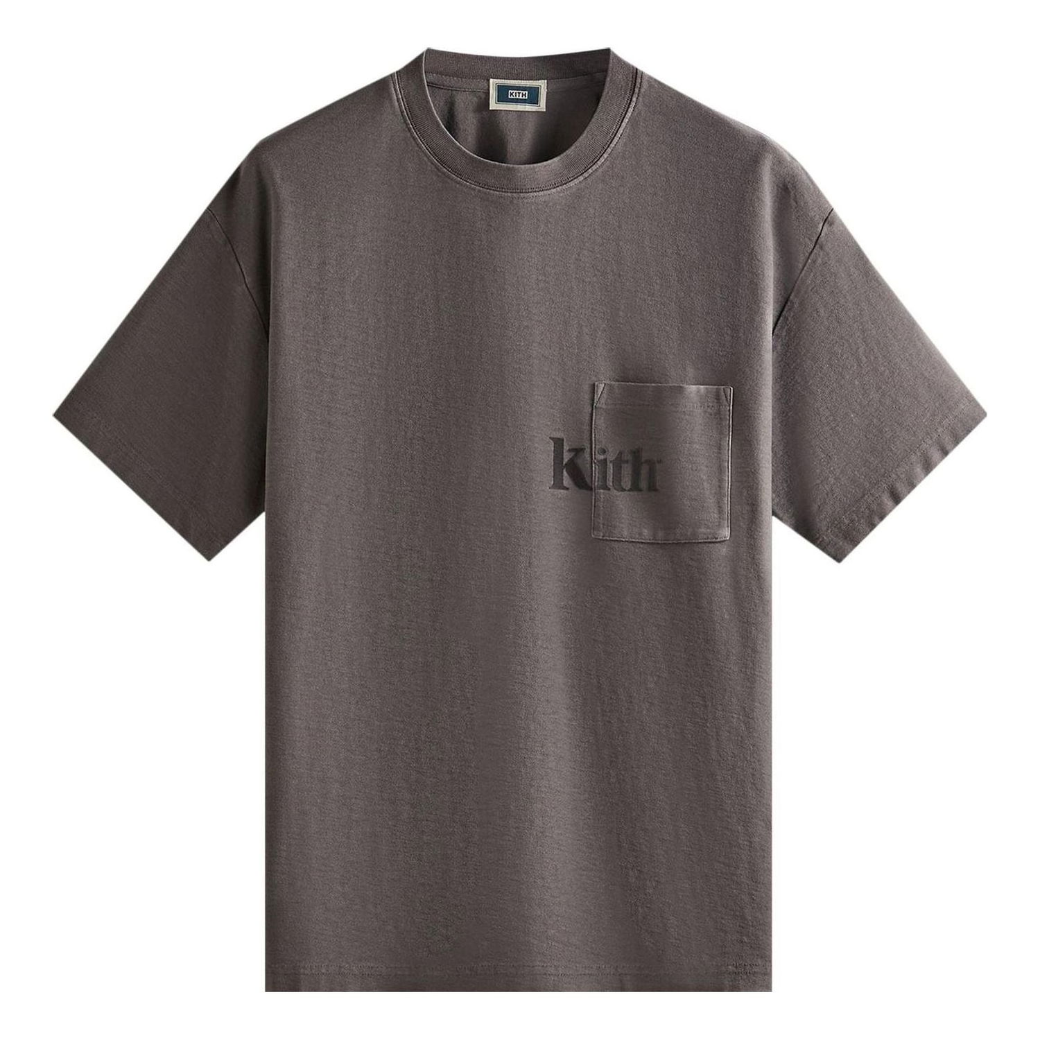 Tričko KITH KITH Quinn Tee With Pocket Šedá | KHM030945-502, 0