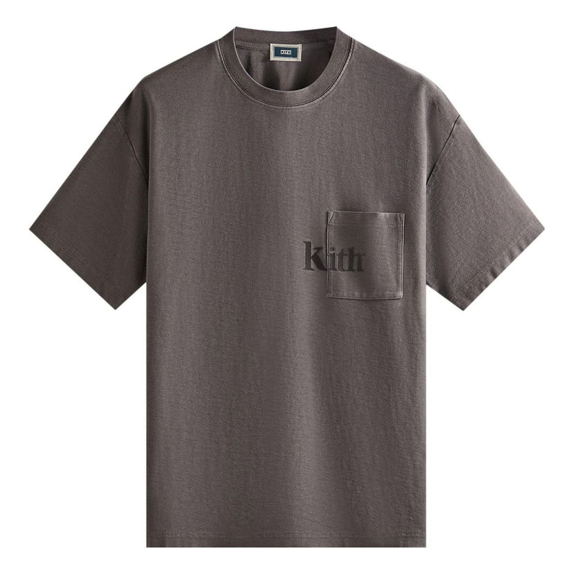 Tričko KITH KITH Quinn Tee With Pocket Šedá | KHM030945-502