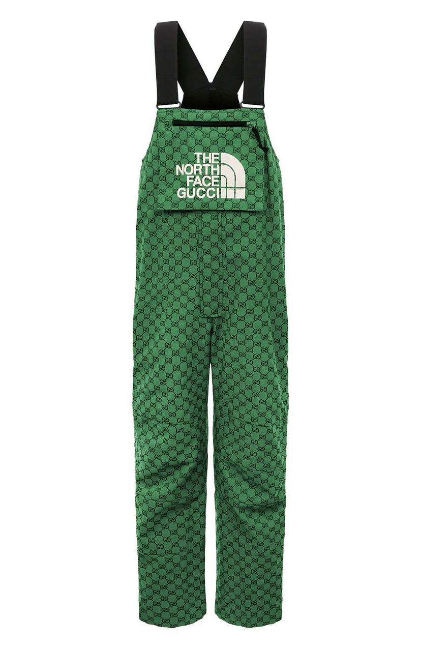 Overal Gucci The North Face x Overalls Green Zelené | 670770 ZAHPS 3421