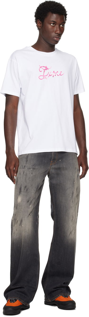 Tričko Dime Dime Satin Graphic T-Shirt Biela | DIMESU2554WHT, 3