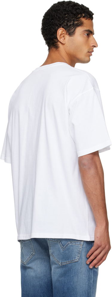 Tričko Diesel T-Boxt T-shirt with Eye Graphic Print Biela | A19640-0PLAT-100, 2