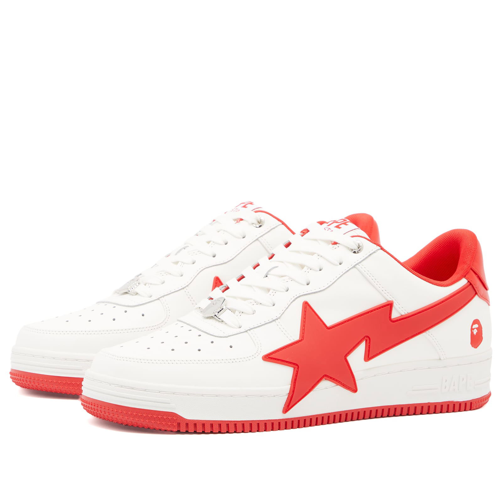 A Bathing Ape Bape Sta OS in Red, Size UK 7 | END. Clothing