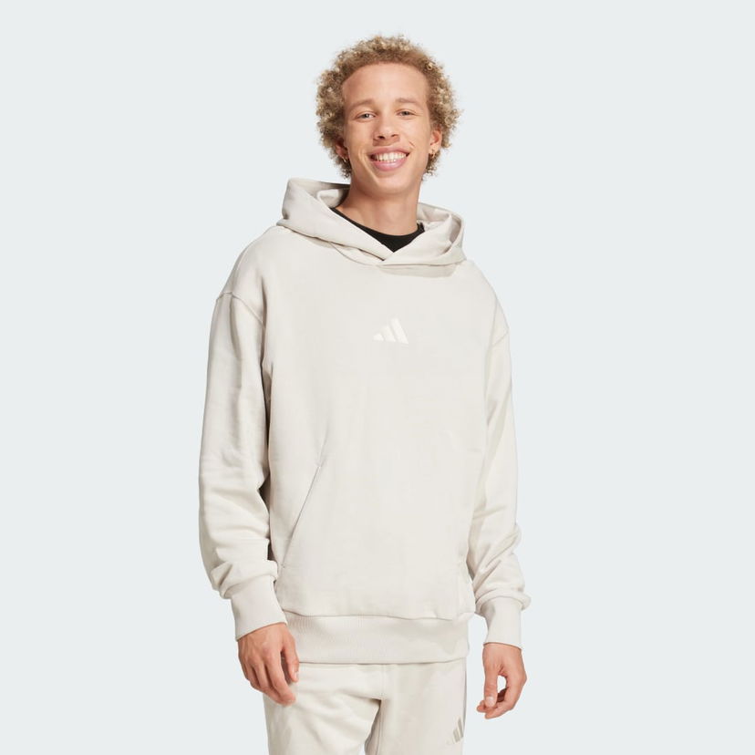Mikina adidas Performance ALL SZN French Terry Hoodie Béžová | IY4157