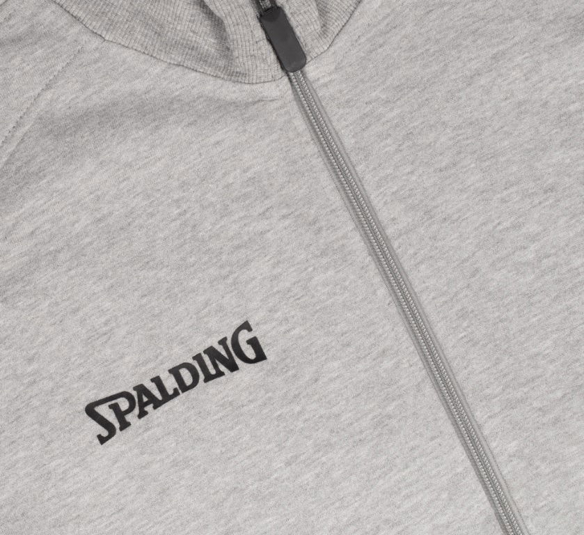 Bunda Spalding Spalding Flow Zip Jacket Šedá | 40221517-greymelange, 1
