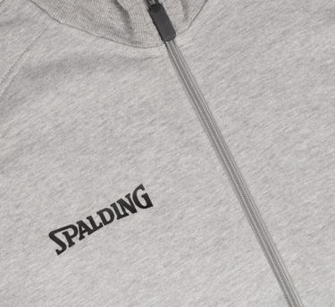 Bunda Spalding Spalding Flow Zip Jacket Šedá | 40221517-greymelange, 1
