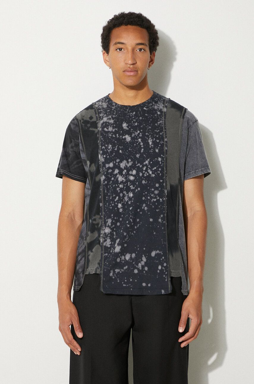 Tričko Needles Needles 5 Cuts Short Sleeve T-Shirt Čierna | OT307, 0