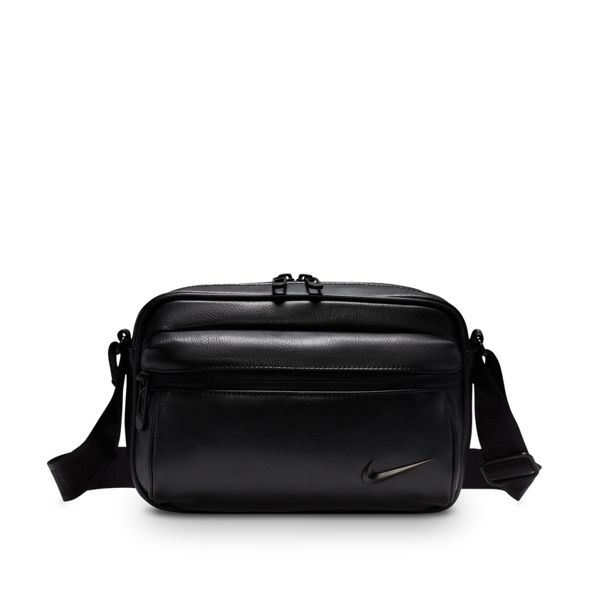 Taška cez rameno Nike Heritage Premium Cross-Body Bag (3L) Čierna | IB2528-010