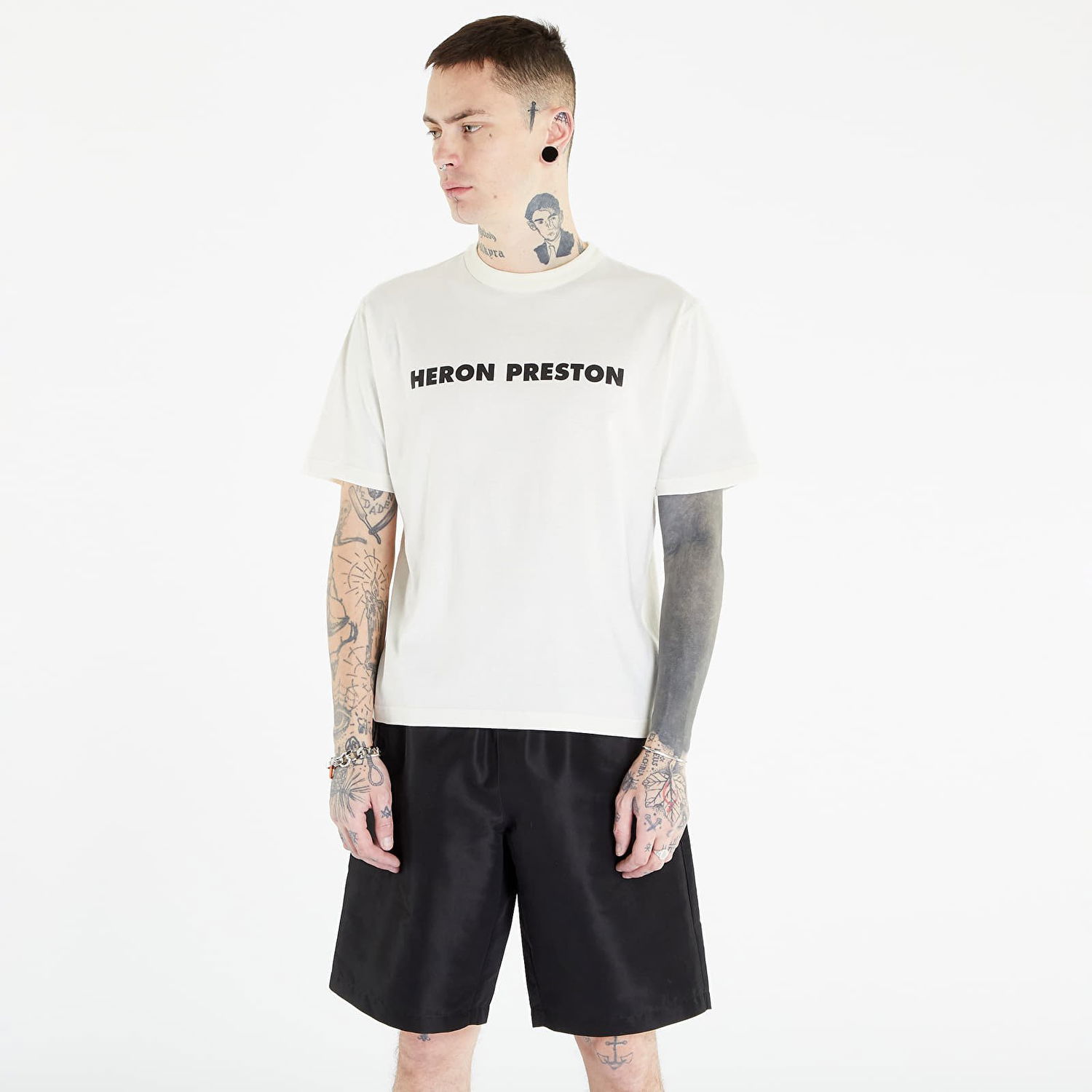 Tričko HERON PRESTON This Is Not Short Sleeve Tee Biela | HMAA032S23JER0090110, 0