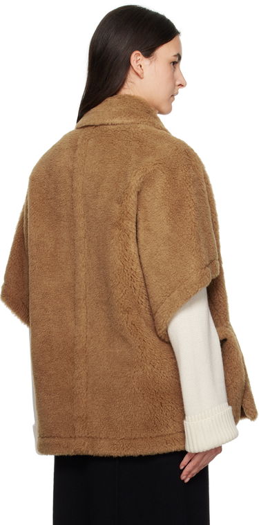 Bunda Max Mara Max Mara Teddy Cape Jacket Hnedá | 2424736072600 MM10739, 2
