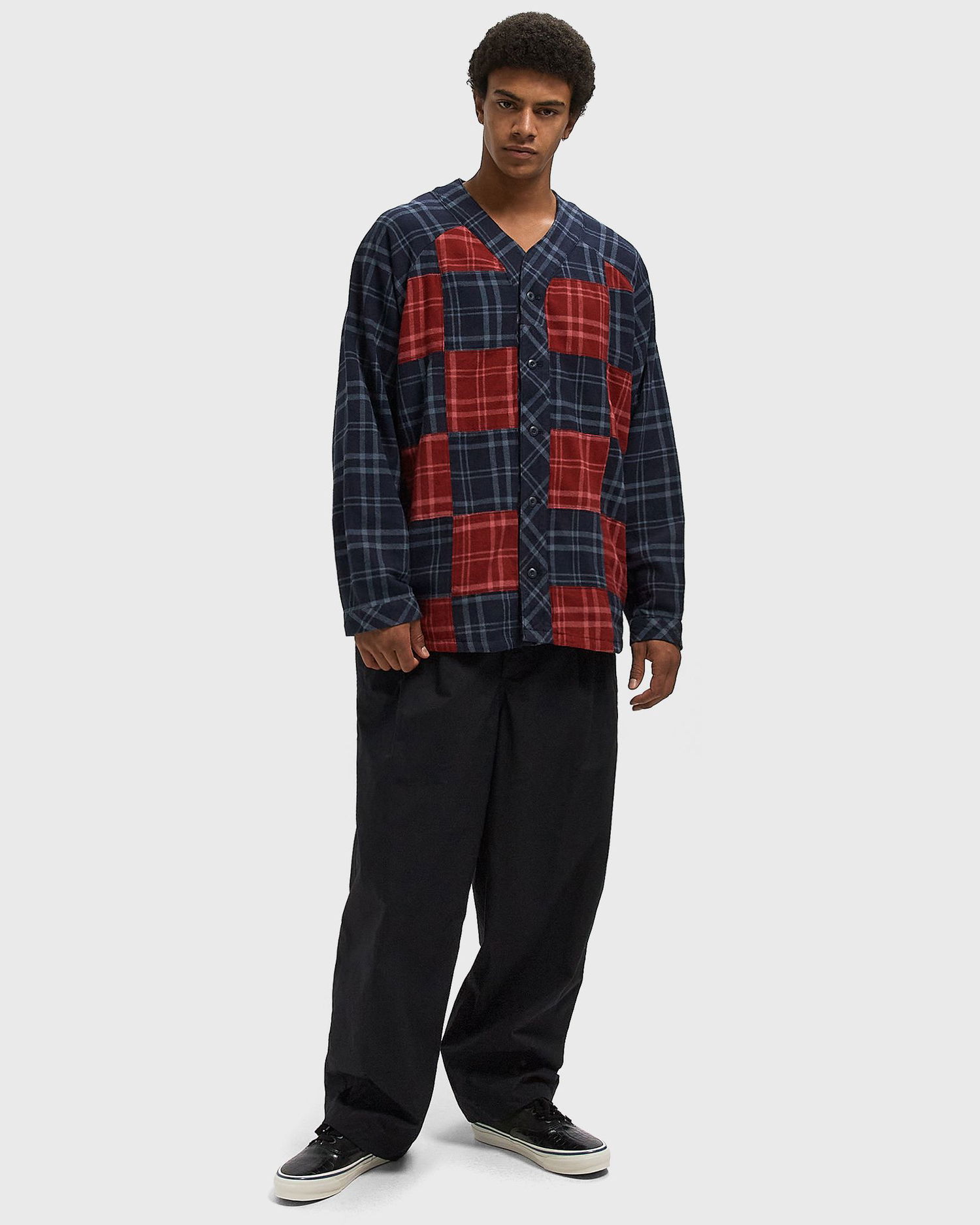 Košeľa Vans OTW Flannel Blocked Button-Down Shirt Rôznofarebný | VN000R5TJDU1, 1