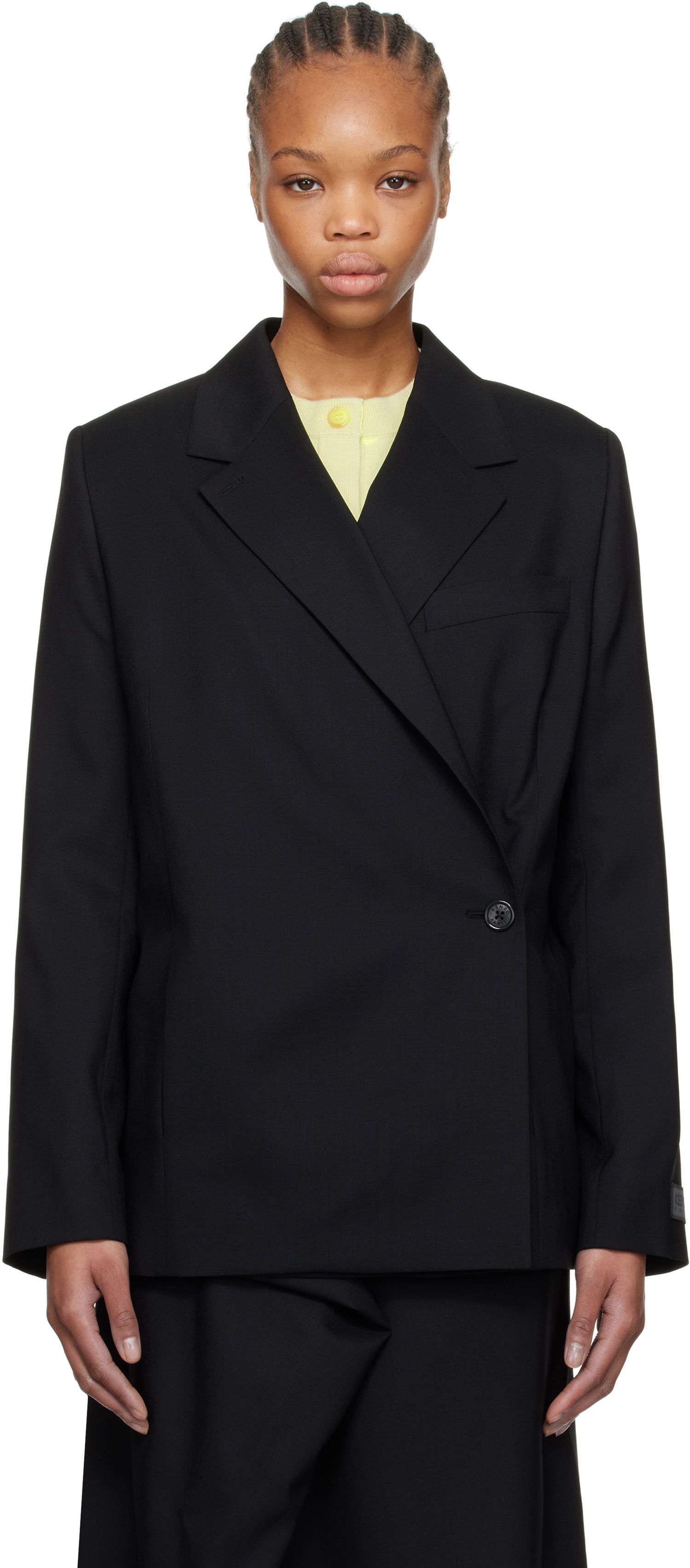 Bunda KENZO Kenzo Paris Virgin Wool Blazer Čierna | FF52VE2589RA, 0