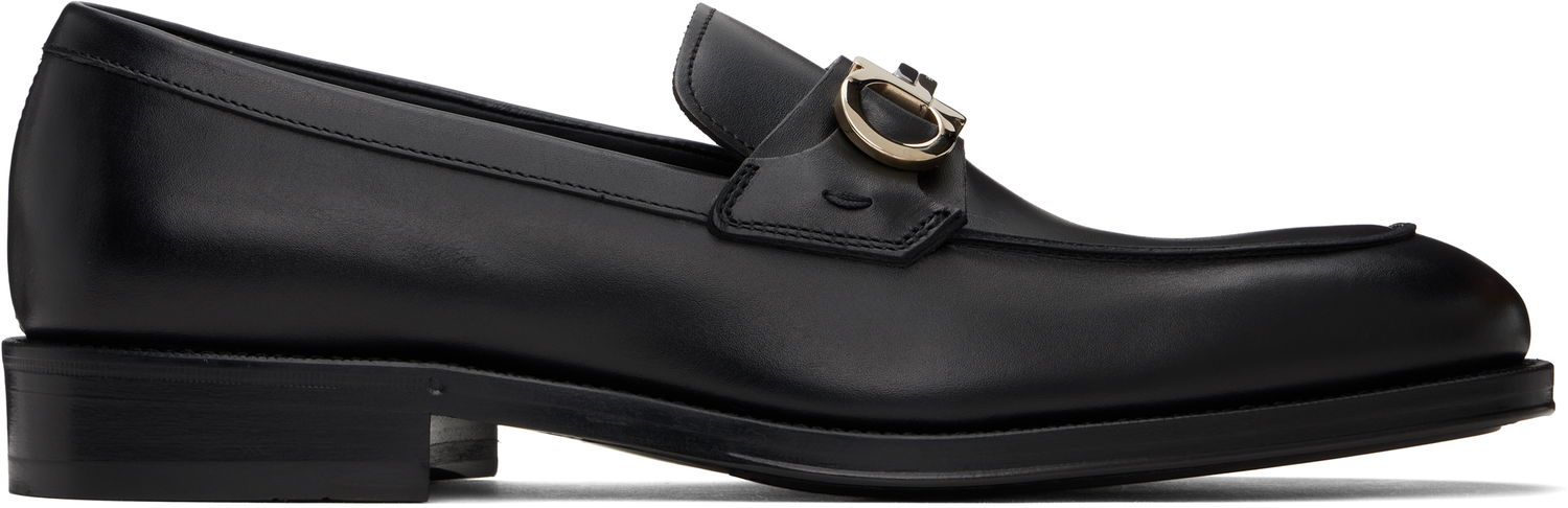 Tenisky a topánky FERRAGAMO Salvatore Ferragamo Gancini Ornament Loafers Čierna | 778746, 0