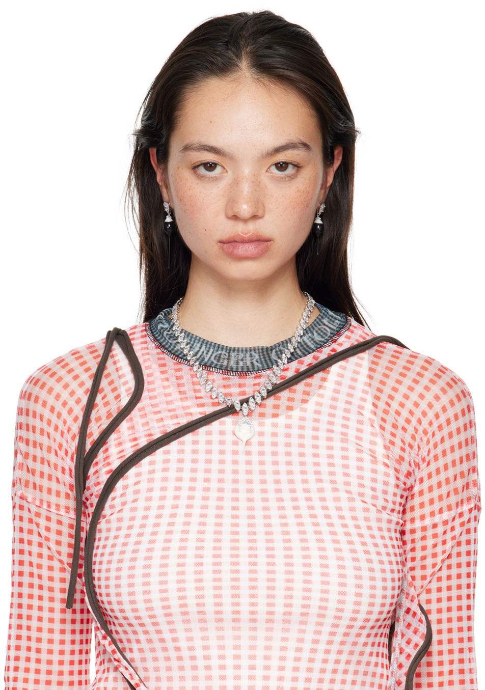 Náhrdelník Ottolinger Ottolinger Exclusive Diamond Dip Necklace Metalická | 2500609, 1