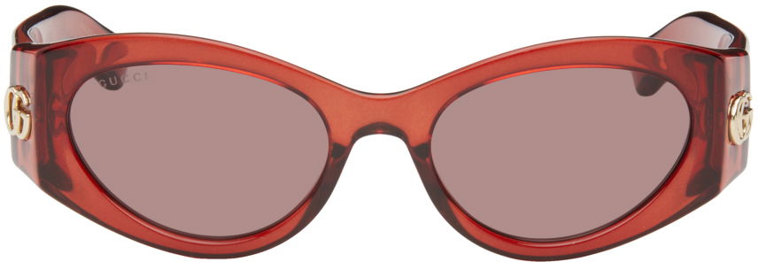 Slnečné okuliare Gucci Oval Sunglasses Červená | GG1401S-003, 0