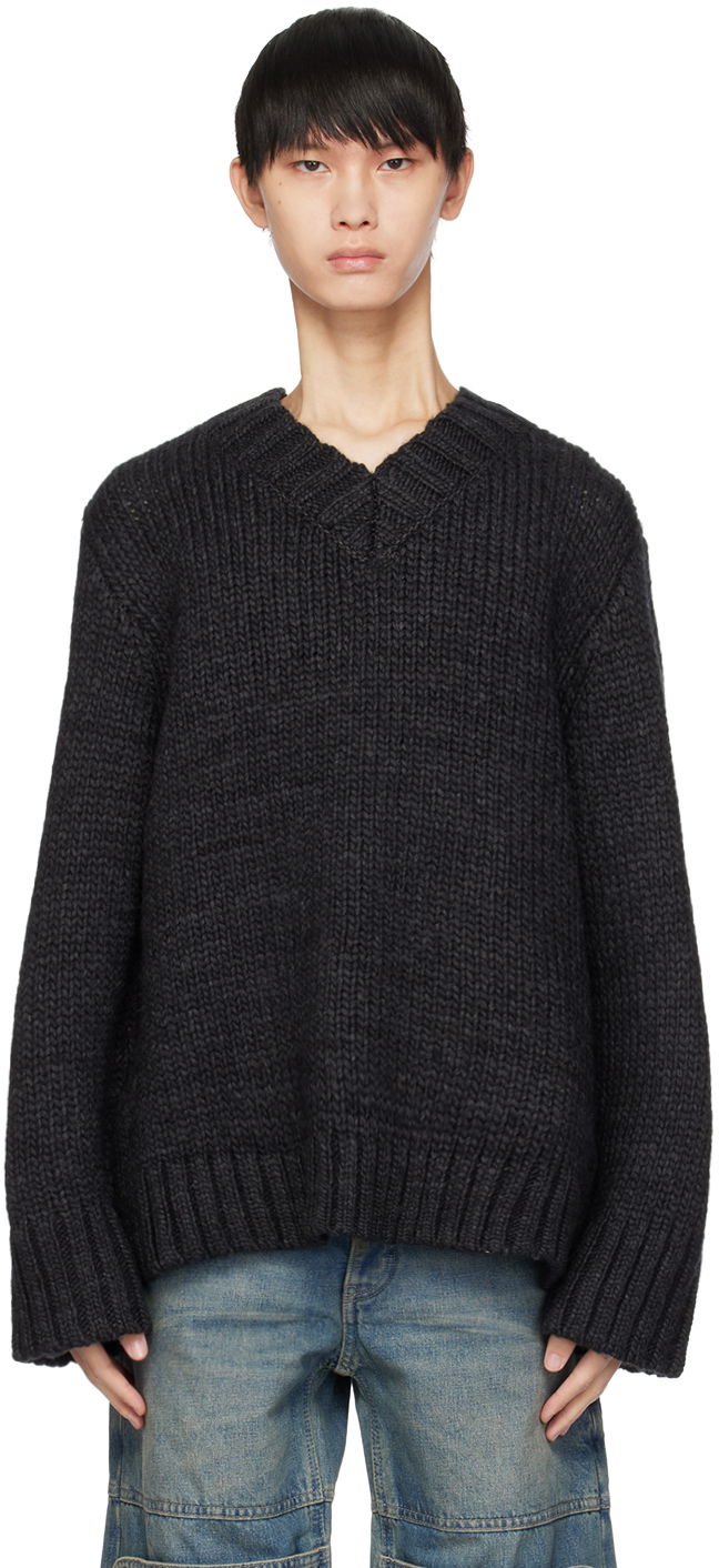 Sveter GUESS USA V-Neck Sweater Čierna | M3BR00Z38F0, 0
