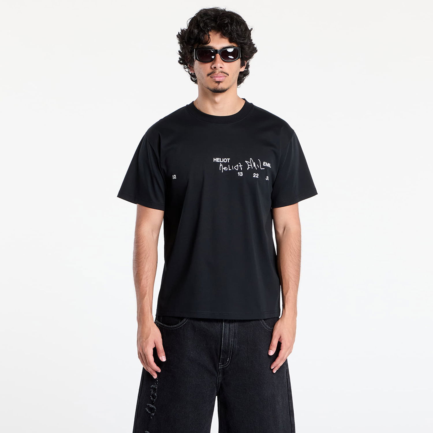Tričko HELIOT EMIL HELIOT EMIL Fulgens T-Shirt Čierna | PREAW25_M_09_141_BLK01, 0