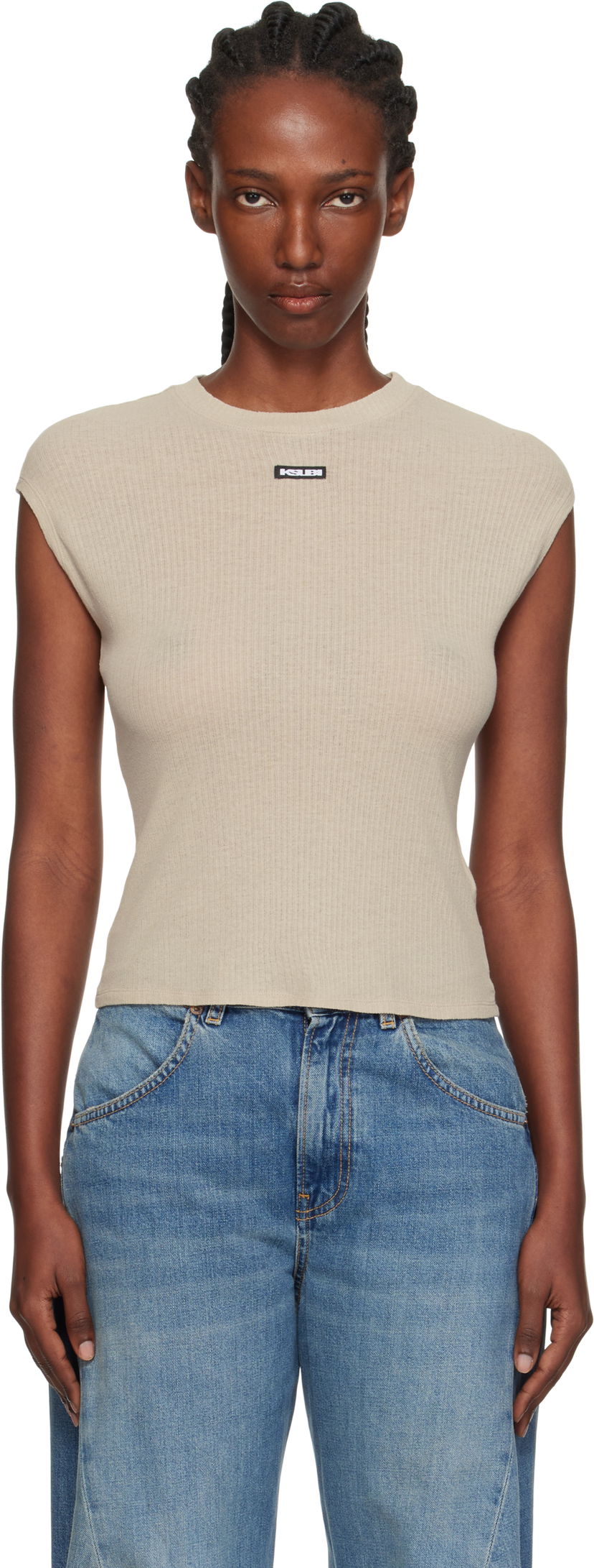 Tričko Ksubi Ksubi Staple Short Sleeve T-Shirt Béžová | WPF25TE014