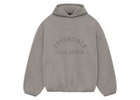 Core Collection Nylon Fleece Hoodie Heather Grey/Dust