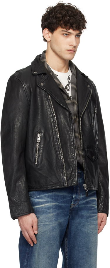 Bunda Ksubi Ksubi Eagle Leather Jacket Čierna | MPS25JK005, 1