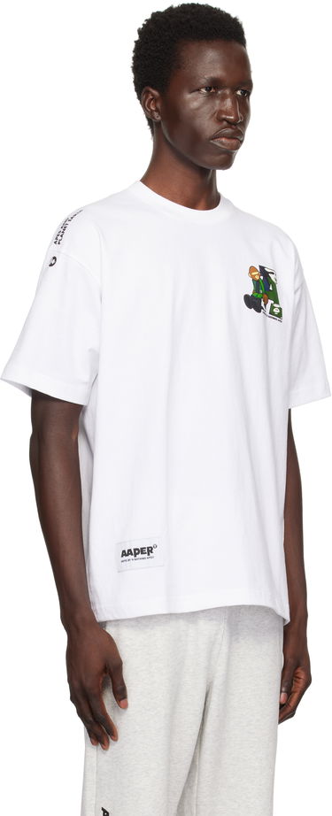 Tričko AAPE by A Bathing Ape AAPE by A Bathing Ape 'AAPER' T-Shirt Biela | AAPTEM1574XXNWHX, 1