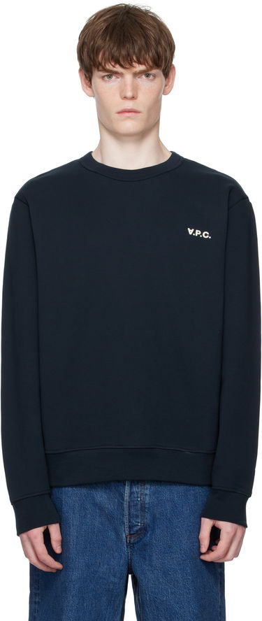 Mikina A.P.C. Boxy Petit 'VPC' Sweatshirt Navy | COHBR-H27916, 0