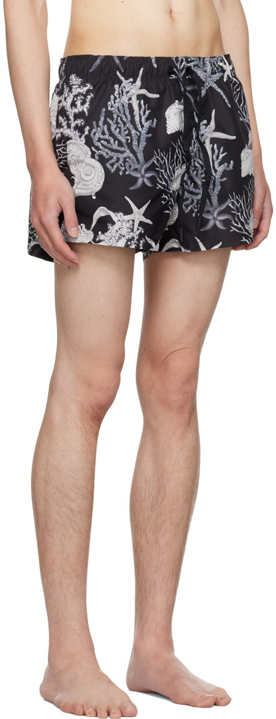 Plavky Versace Versace Barocco Sea Print Swim Shorts Čierna | 1016217_1A11347, 1