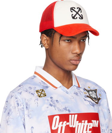 Šiltovka Off-White Off-White Arrow Trucker Cap Červená | OMLA04BS25FAB0012727, 1