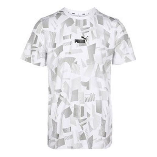 Tričko Puma Summer Print T-Shirt Biela | 586045-02