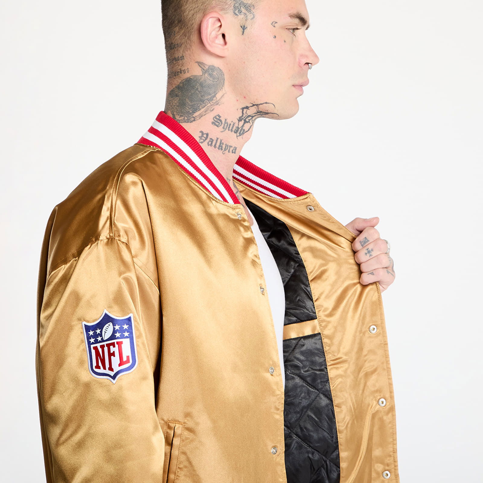 Satin Bomber Jacket