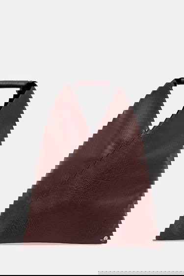 Tote bag Maison Margiela MM6 Maison Margiela Triangle Tote Bag Vínová | S54WD0043.P8396.T5016, 0