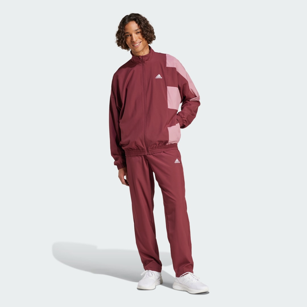 Súprava adidas Performance Sportswear Colorblock Tracksuit Vínová | IY6675, 0