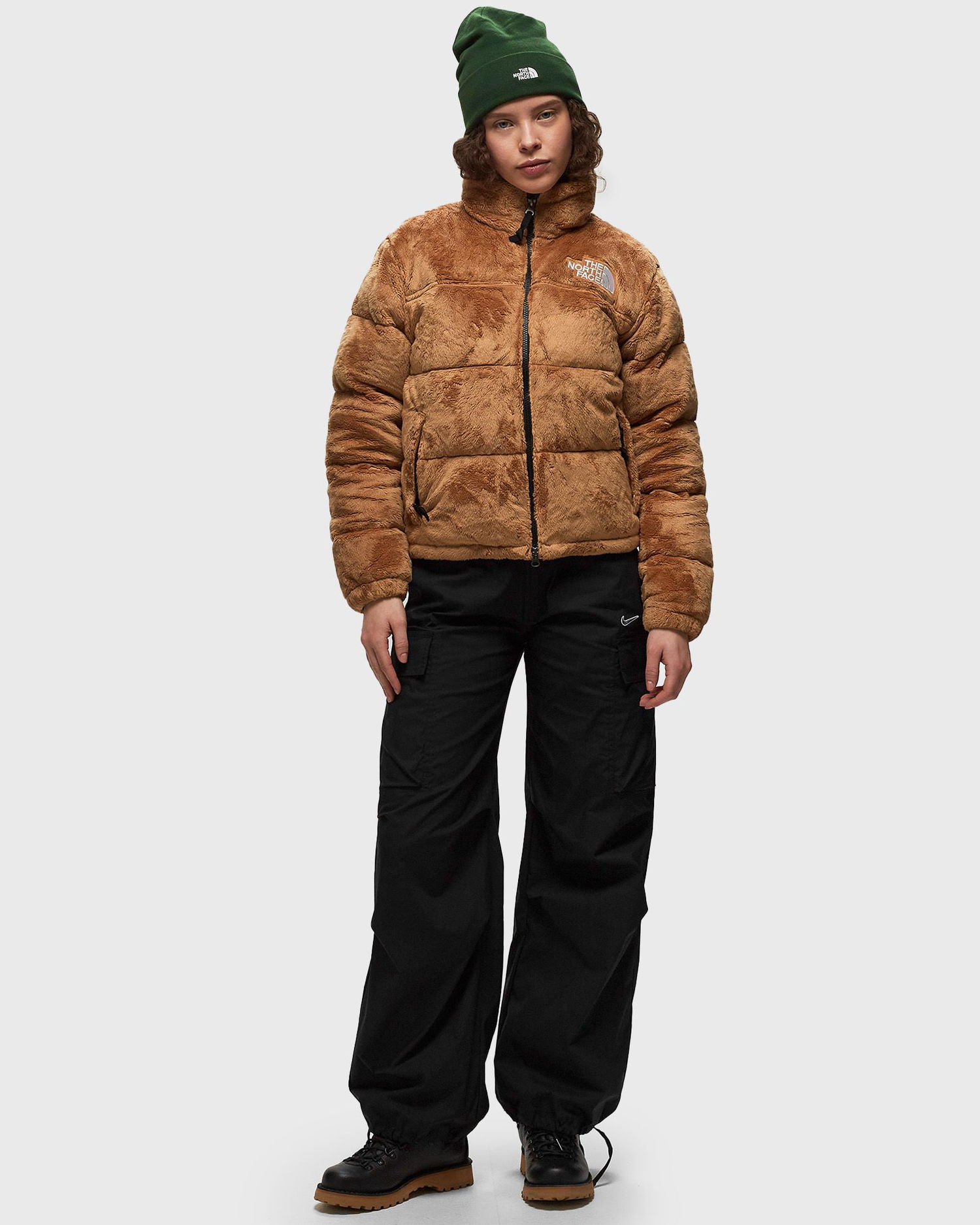 Prešívaná bunda The North Face Versa Velour Nuptse Jacket Hnedá | NF0A84F9I0J1, 1