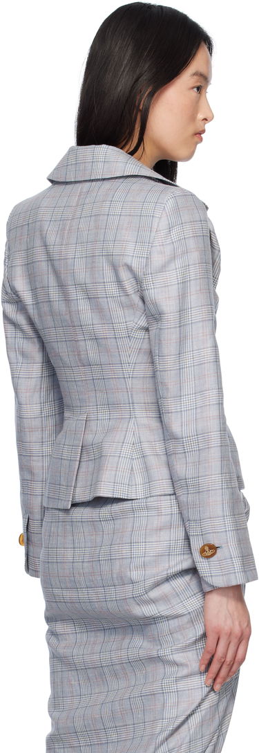 Súprava Vivienne Westwood Vivienne Westwood Drunken Prince of Wales Check Blazer Modrá | 1401007G-W013L-, 2