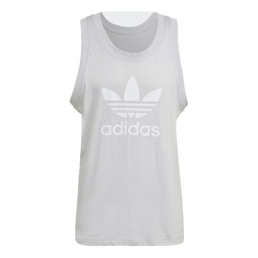 Tielko adidas Originals Trefoil Tank Top Šedá | GN3488, 0