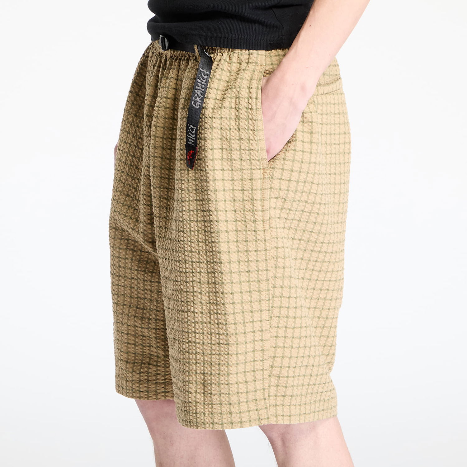 Šortky GRAMICCI Gramicci O.G. Seersucker Shorts Béžová | G5SM-P047 GRAVEL, 1