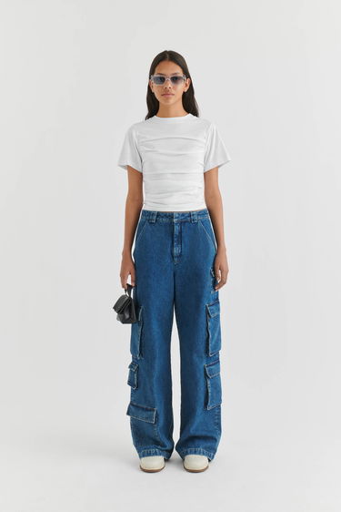 Cargo nohavice AXEL ARIGATO Roam Cargo Jeans Modrá | A2105001, 4