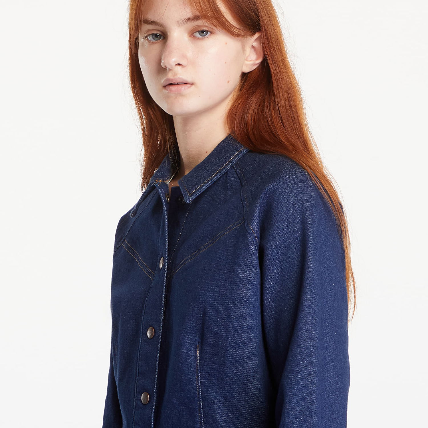 Šaty Wrangler Slim Fit Dress Blue Bella Modrá | 112356504, 1